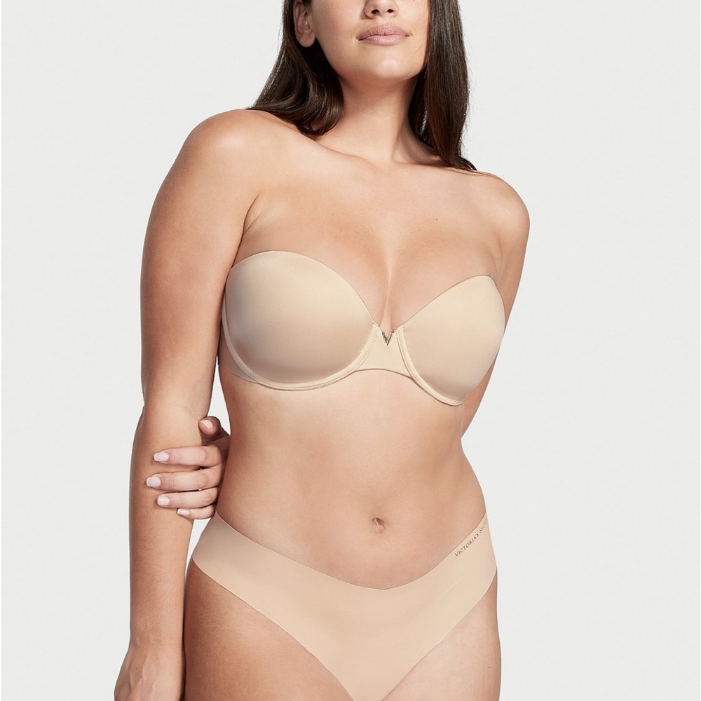 NWT Victoria's Secret Nude Strapless Bra